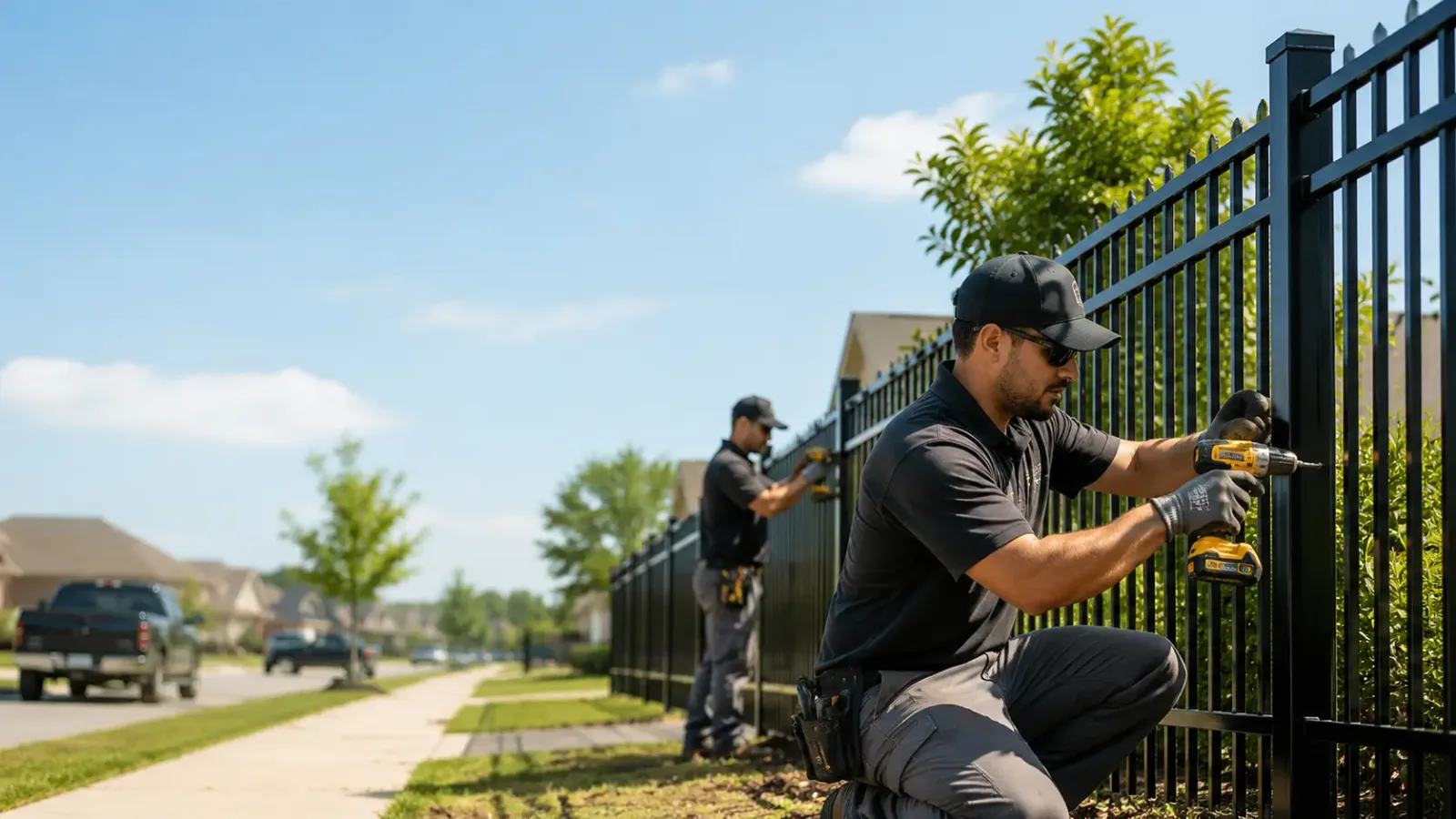 Metal Fence Installation in Llano, TX